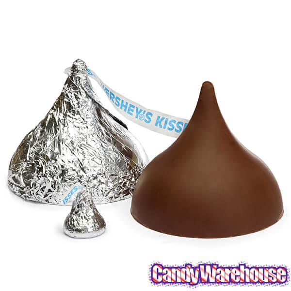 Hershey&#39;s Kisses Silver Foiled Big Milk Chocolate Candy: 7-Ounce Gift Box - Candy Warehouse