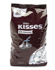 Hershey's Kisses Silver Foiled Milk Chocolate Candy: 56-Ounce Bag - Candy Warehouse