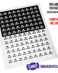 Hershey's Kisses Stickers - Graduation: 108-Piece Sheet