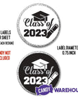 Hershey's Kisses Stickers - Graduation: 108-Piece Sheet