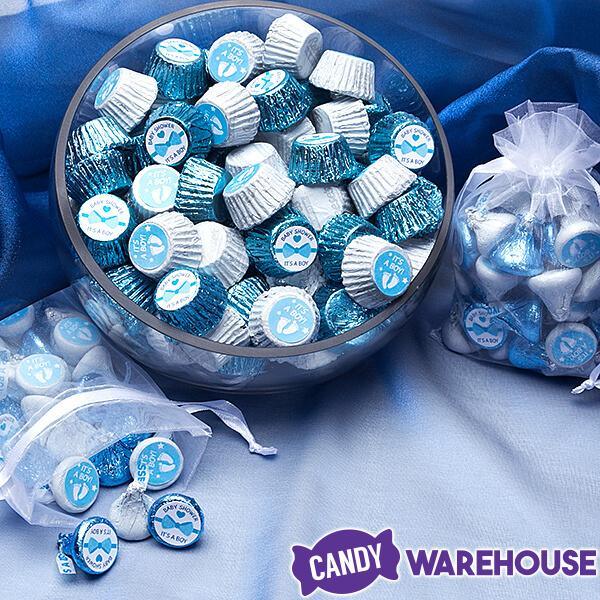 Hershey's Kisses Stickers - It's a Boy: 108-Piece Sheet | Candy Warehouse