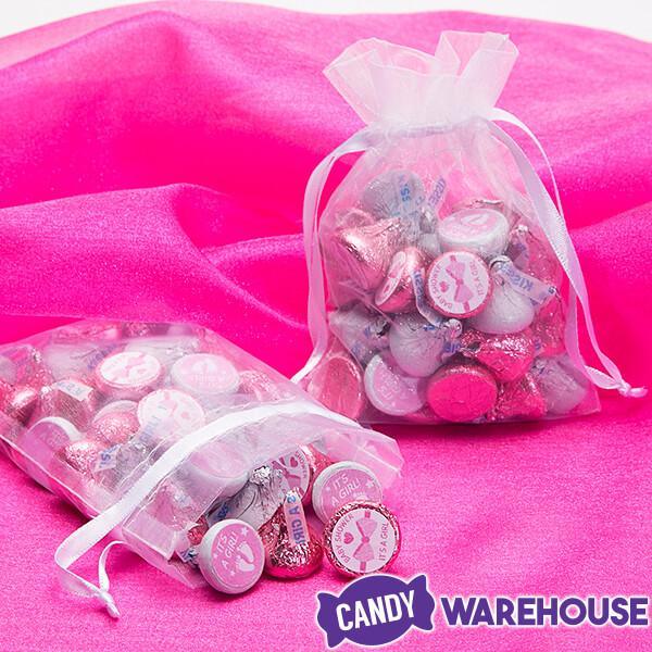 Hershey's Kisses Stickers - It's a Girl: 108-Piece Sheet - Candy Warehouse