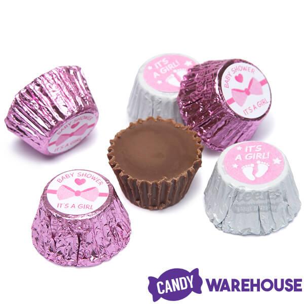 Hershey's Kisses Stickers - It's a Girl: 108-Piece Sheet - Candy Warehouse