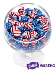 Hershey's Kisses USA Flag Foiled Milk Chocolate Candy: 12-Ounce Bag - Candy Warehouse