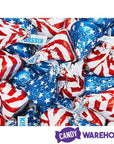 Hershey's Kisses USA Flag Foiled Milk Chocolate Candy: 12-Ounce Bag - Candy Warehouse