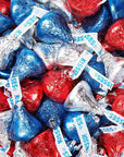 Hershey's Kisses USA Patriotic Foiled Milk Chocolate Candy: 200-Piece Bag