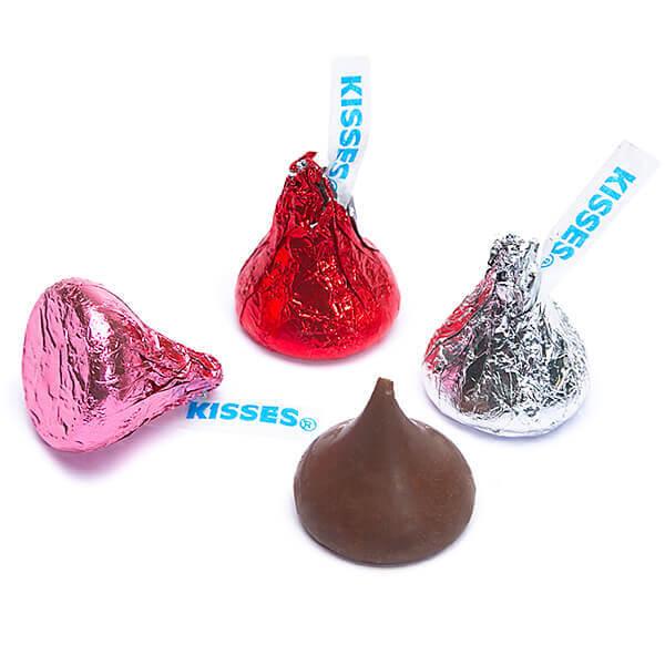 Hershey's Kisses Valentine Foiled Milk Chocolate Candy: 100-Piece Bag - Candy Warehouse