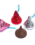 Hershey's Kisses Valentine Foiled Milk Chocolate Candy: 100-Piece Bag - Candy Warehouse