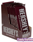 Hershey's Milk Chocolate 4.4-Ounce Jumbo Candy Bars: 12-Piece Box - Candy Warehouse