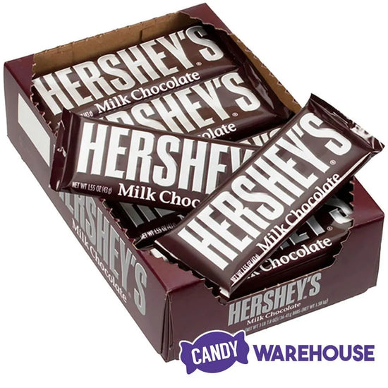 Hershey's Milk Chocolate Candy Bars: 36-Piece Box | Candy Warehouse