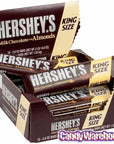 Hershey's Milk Chocolate with Almonds King Size Candy Bars: 18-Piece Box - Candy Warehouse