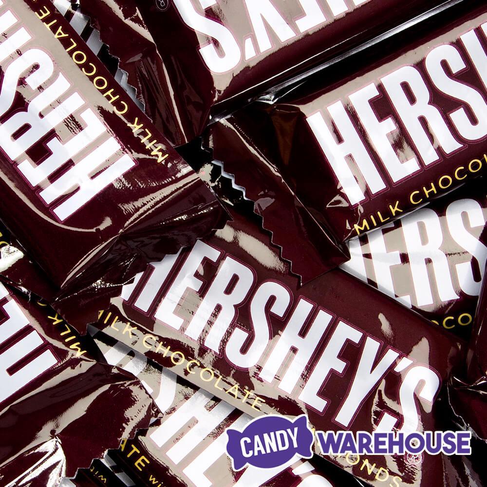 Hershey's Milk Chocolate with Almonds Snack Size Candy Bars: 10-Ounce Bag - Candy Warehouse