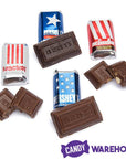 Hershey's Miniatures Chocolate Candy Bars - USA Flag: 12-Ounce Bag