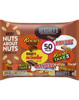 Hershey's Nuts About Nuts Assortment: 50-Piece Bag - Candy Warehouse