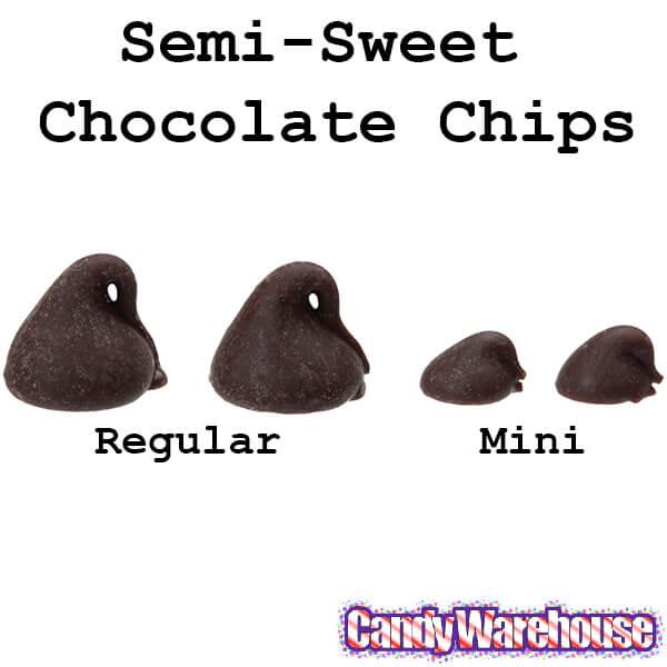 Hershey&#39;s Semi-Sweet Chocolate Chips - Mini: 12-Ounce Bag - Candy Warehouse