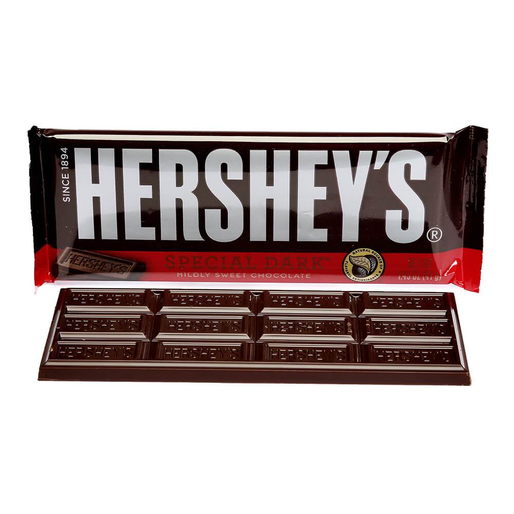 Hershey's Special Dark Chocolate Bars: 36-Piece Box - Candy Warehouse