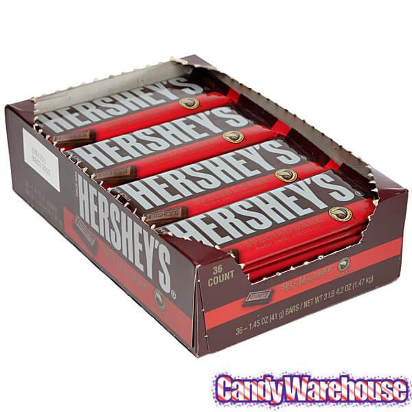 Hershey's Special Dark Chocolate Bars: 36-Piece Box - Candy Warehouse