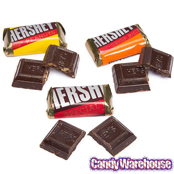 Hershey&#39;s Special Dark Miniatures Chocolate Bars: 10.1-Ounce Bag - Candy Warehouse