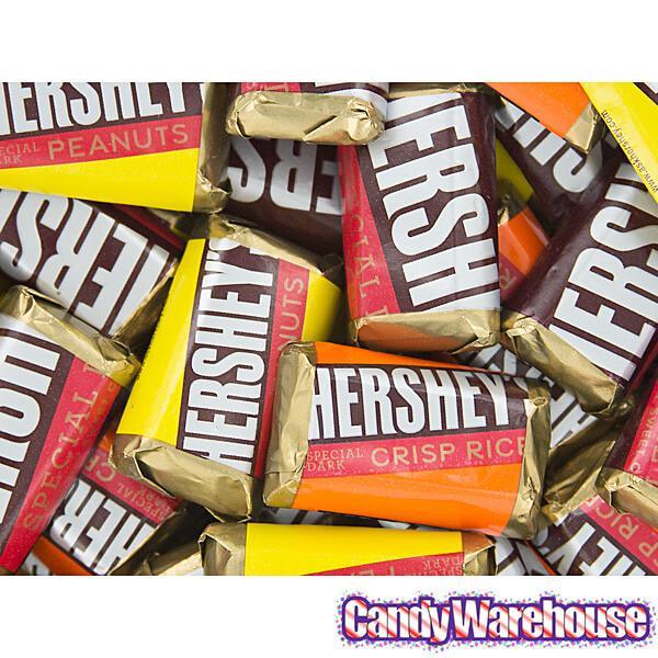 Hershey&#39;s Special Dark Miniatures Chocolate Bars: 10.1-Ounce Bag - Candy Warehouse