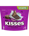 Hershey's Kisses Rainbow Brownie Candy: 9-Ounce Bag