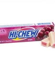 Hi-Chew Fruit Chews 10-Piece Candy Packs - Grape: 15-Piece Box