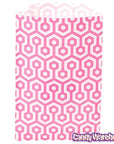 Hot Pink Honeycomb Candy Bags: 25-Piece Pack - Candy Warehouse