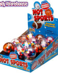 Hot Sports Dubble Bubble Gumball Machine Dispensers: 12-Piece Box