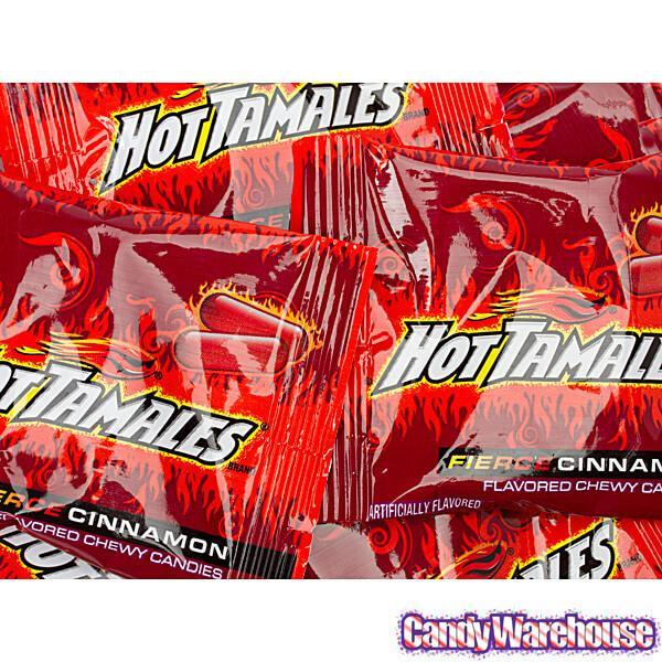 Hot Tamales Candy Snack Packs: 21-Piece Bag - Candy Warehouse