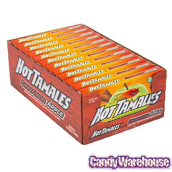 Hot Tamales Cinnamon Apple Candy 5-Ounce Packs: 12-Piece Box - Candy Warehouse