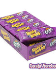 Hubba Bubba Bubble Gum Packs - Grape Crush: 18-Piece Box - Candy Warehouse