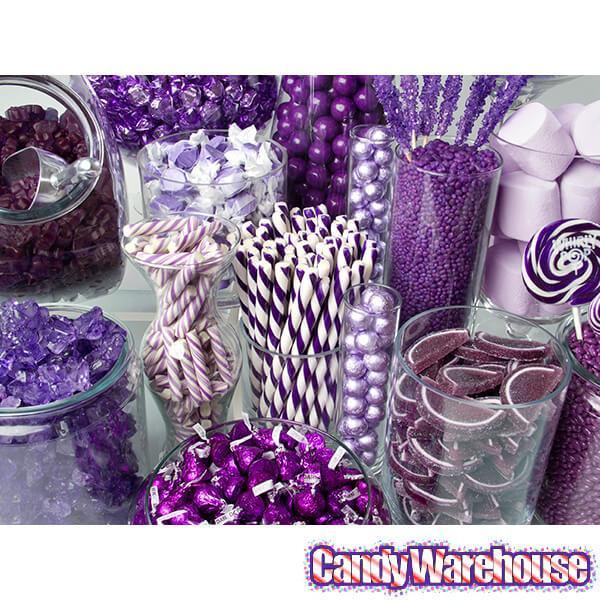 Huckleberry Hard Candy Sticks: 100-Piece Box - Candy Warehouse