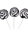 Hypno Pops Petite Swirled Lollipops - Black Cherry: 100-Piece Bag - Candy Warehouse