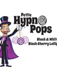 Hypno Pops Petite Swirled Lollipops - Black Cherry: 100-Piece Bag - Candy Warehouse