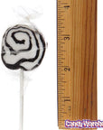 Hypno Pops Petite Swirled Lollipops - Black Cherry: 100-Piece Bag - Candy Warehouse