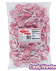 Hypno Pops Petite Swirled Lollipops - Cherry: 100-Piece Bag - Candy Warehouse