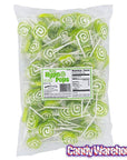 Hypno Pops Petite Swirled Lollipops - Lime: 100-Piece Bag