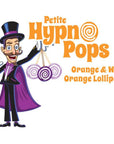 Hypno Pops Petite Swirled Lollipops - Orange: 100-Piece Bag - Candy Warehouse