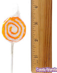 Hypno Pops Petite Swirled Lollipops - Orange: 100-Piece Bag - Candy Warehouse