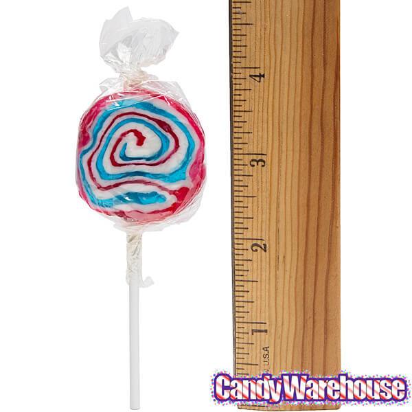 Hypno Pops Petite Swirled Lollipops - USA: 100-Piece Bag - Candy Warehouse