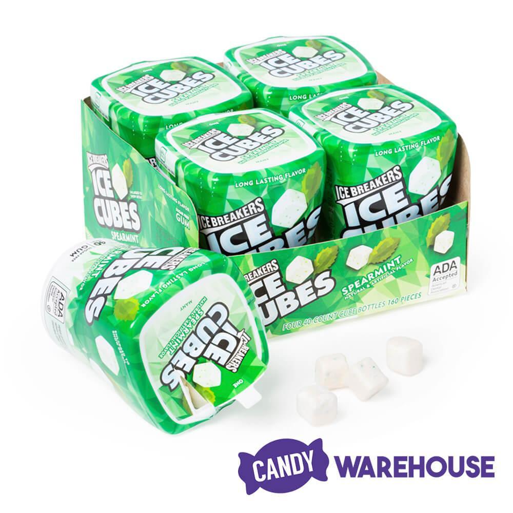 Ice Breakers Ice Cubes Spearmint Gum: 4-Piece Box - Candy Warehouse