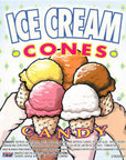 Ice Cream Cones Candy: 2LB Bag - Candy Warehouse