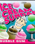 Ice Cream Sundae 1-Inch Gumballs: 850-Piece Case - Candy Warehouse