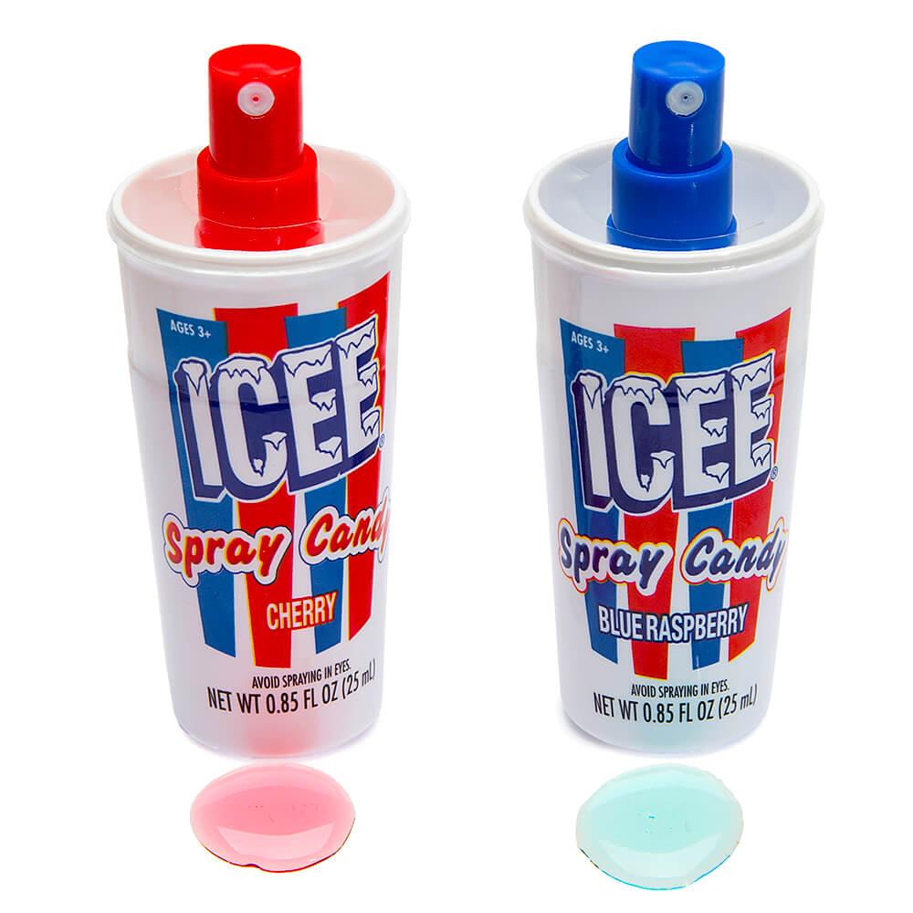 Icee Spray Candy Dispensers 12 Piece Display Candy Warehouse 7805