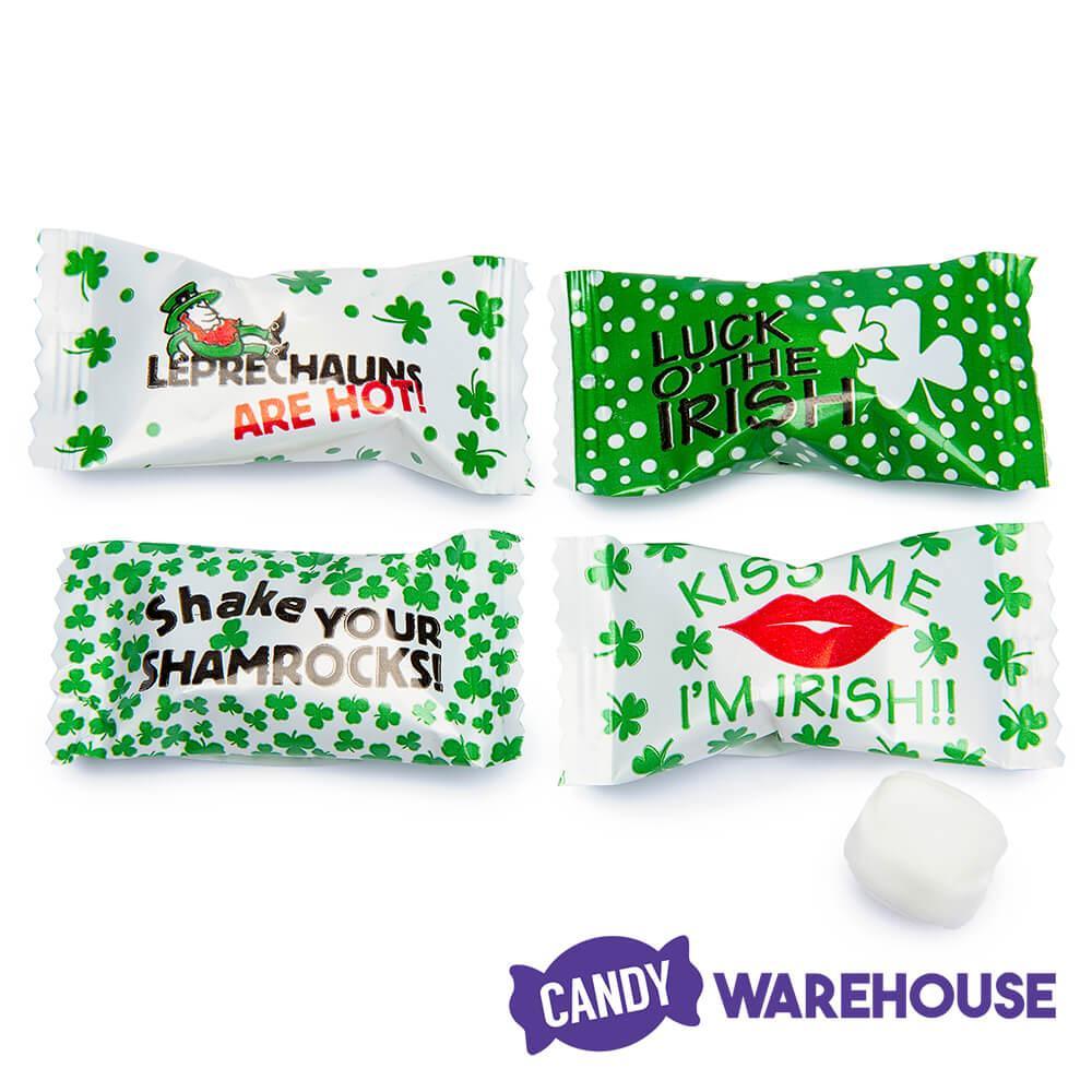 Irish Saint Patrick's Day Wrapped Buttermint Creams: 300-Piece Case