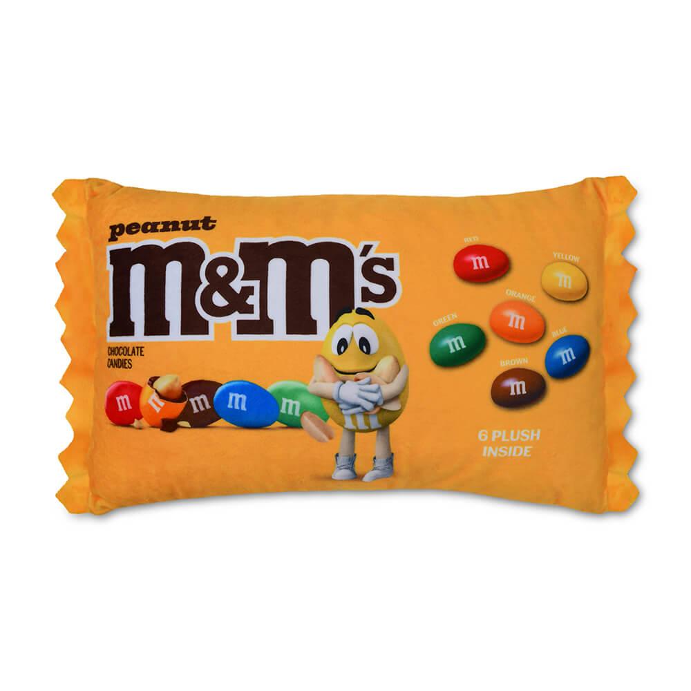 iScream Peanut M&amp;M&#39;s Candy Pack Plush - Candy Warehouse