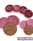 It's a Girl Foiled Chocolate Coins in Mesh Bags: 18-Piece Box - Candy Warehouse