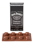 Jack Daniel's Whiskey Filled Chocolate Bar: 10-Piece Box