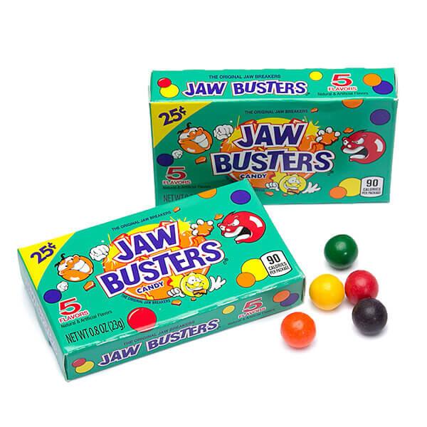 Jaw Busters Jawbreaker Candy Mini Packs: 24-Piece Box - Candy Warehouse