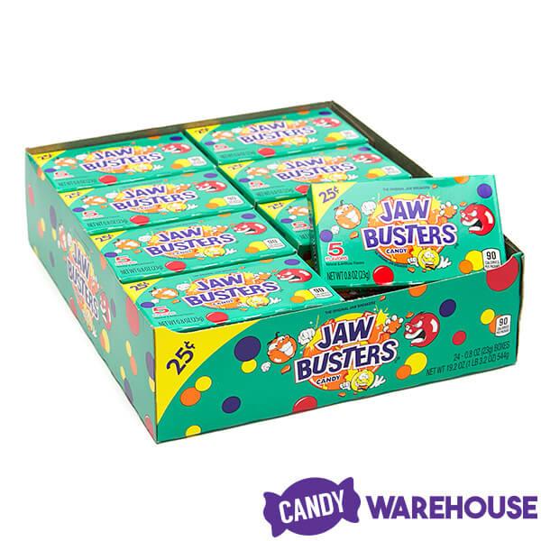 Jaw Busters Jawbreaker Candy Mini Packs: 24-Piece Box - Candy Warehouse