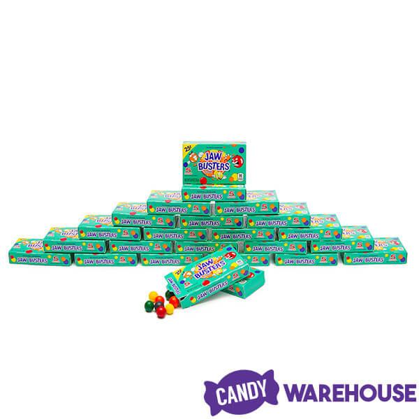 Jaw Busters Jawbreaker Candy Mini Packs: 24-Piece Box - Candy Warehouse